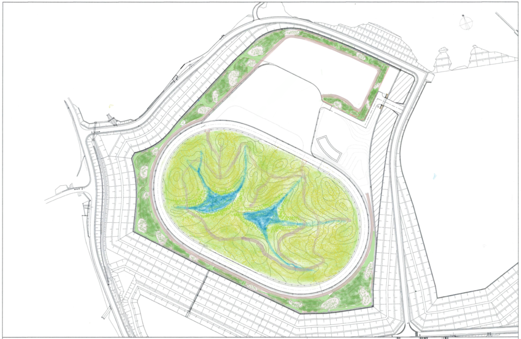 ランドスケープデザイン基本計画図